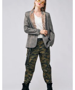 LEATHER PANTS VEGAN PRINTED