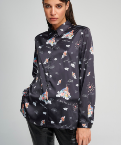 Μαύρο C9 Tiger & Floral Printed Πουκάμισο PAPERBACK