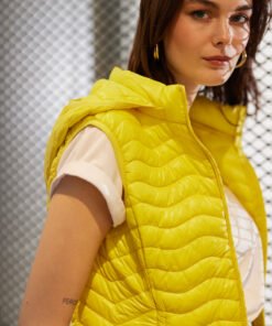 Alternative view of ΚΙΤΡΙΝΟ ΜΠΟΥΦΑΝ ΑΜΑΝΙΚΟ SLIM ΜΕ ΚΟΥΚΟΥΛΑ