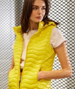 ΚΙΤΡΙΝΟ ΜΠΟΥΦΑΝ ΑΜΑΝΙΚΟ SLIM ΜΕ ΚΟΥΚΟΥΛΑ